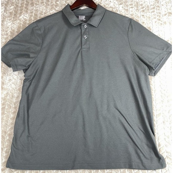 Weather Proof‎ 32 Degrees Cool Polo Shirt Men's Size XL Short Sleeve Black - Picture 1 of 12